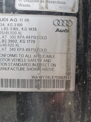 2007 Audi Audiq7