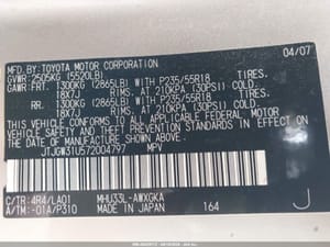 2007 Lexus Rx400