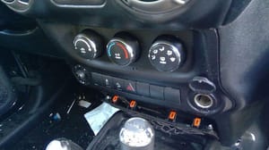 2015 Jeep Wrangler Sun Visor