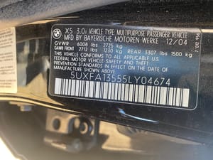 2005 BMW X5