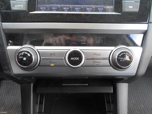 2018 Subaru Legacy Temp Control