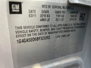 2011 Buick Lacrosse