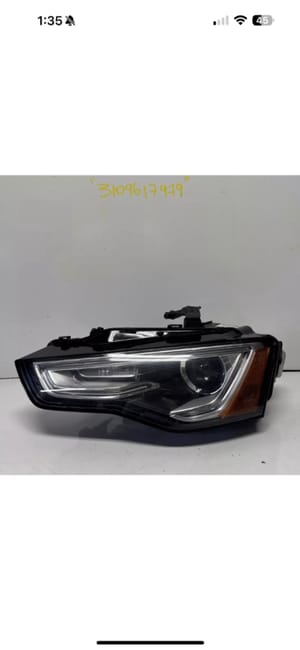 2017 Audi A5 Headlamp, Left