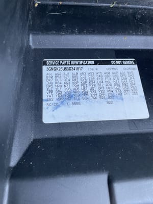 2003 GMC Sub250