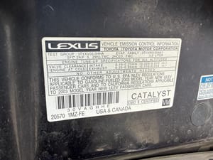 2003 Lexus Es300