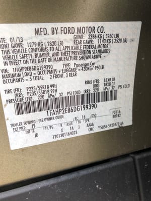 2013 Ford Taurus