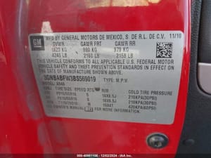 2011 Chevrolet Hhr Engine
