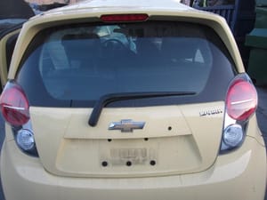 2013 Chevrolet Spark Back Glass