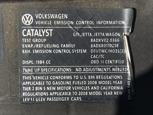 2008 Volkswagen Eos