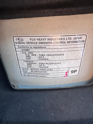2011 Subaru Legacy