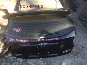 2015 Subaru Impreza Trunk Lid