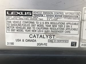 2007 Lexus Es350