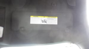 2018 BMW X2 Sun Visor