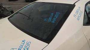 2019 Toyota Corolla Back Glass/window