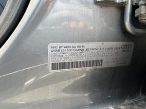 2011 Audi Audia6