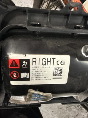 2018 Tesla Model 3 Airbag