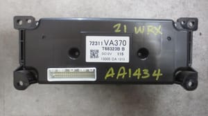 2021 Subaru Wrx Temp Control
