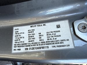 2025 Tesla Model 3