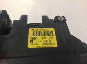 2005 Range Rover Range Rover Headlight
