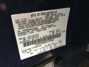 2012 Ford Taurus