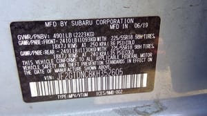 2019 Subaru Subxv