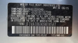 2016 Subaru Wrx