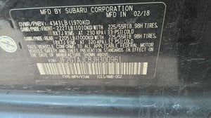 2018 Subaru Subxv