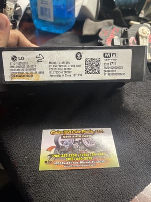 2016 Chevrolet Impala Body Control Module