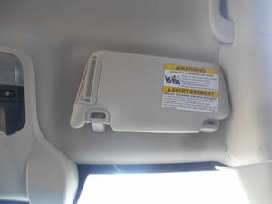 2017 Subaru Impreza Sun Visor