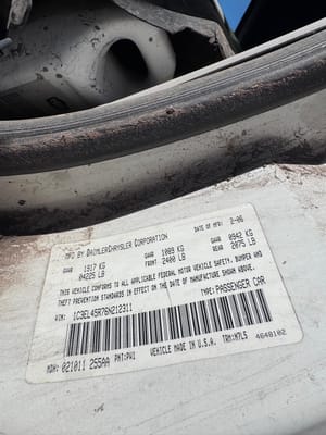 2006 Chrysler Sebring