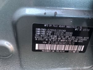 2016 Subaru Impreza