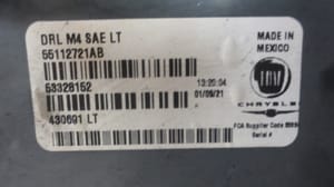 2021 Jeep Compass Front Lamp