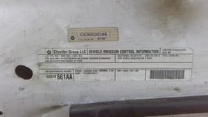 2012 Chrysler 200 Front Door Switch