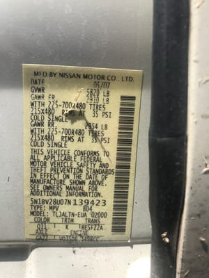 2007 Nissan Quest
