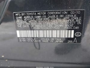 2010 Lexus Es350
