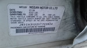 2000 Nissan Maxima