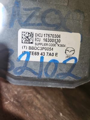 2012 Mazda Cx-9 ABS Module