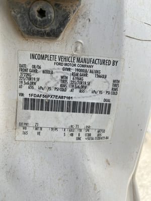 2007 Ford F550sd