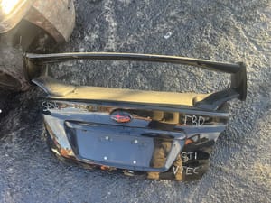 2019 Subaru Subwrx Trunk Lid