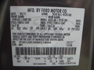 2011 Ford Escape