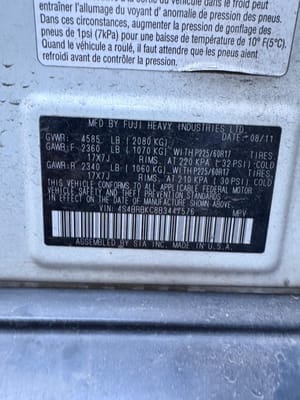 2011 Subaru Legacy