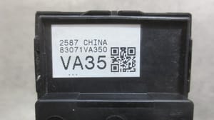 2018 Subaru Wrx Front Door Switch