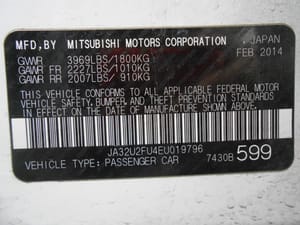 2014 Mitsubishi Lancer