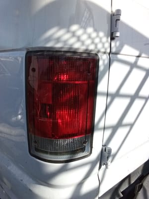 2013 Ford E-150 Tail Light