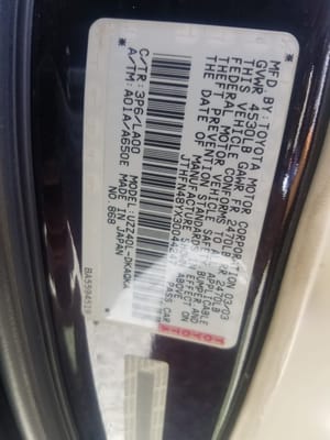 2003 Lexus Lex430