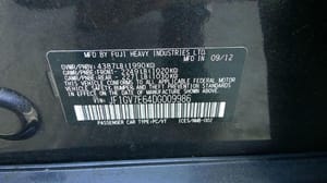 2013 Subaru Impreza