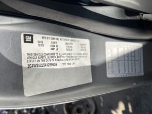 2004 Buick Centur