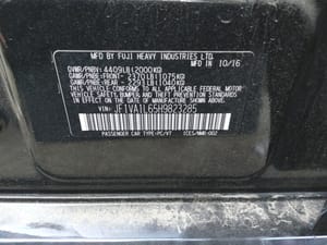 2017 Subaru Subwrx