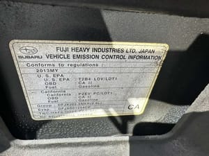 2013 Subaru Impreza