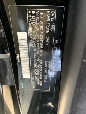 2007 Volvo S80